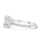 Emerald Harmony Triple-Stone Diamond Ring (17 NO. | 2.542 Ct TW)