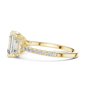 Emerald Harmony Triple-Stone Diamond Ring (17 NO. | 2.542 Ct TW)