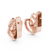 Elegant Dual-Loop Lab-Grown Diamond Drop Earrings (14.88 mm | 0.546 Ct TW)