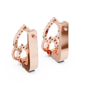 Elegant Dual-Tier Teardrop Lab-Grown Diamond Earrings (9.72 mm × 7.71 mm | 0.364 Ct TW)