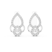 Elegant Dual-Tier Teardrop Lab-Grown Diamond Earrings (9.72 mm × 7.71 mm | 0.364 Ct TW)