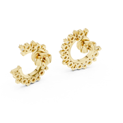 Radiant Cluster Lab-Grown Diamond Half-Hoop Earrings (15.91mm | 0.76 Ct TW)Radiant Cluster Lab-Grown Diamond Half-Hoop Earrings (15.91mm | 0.76 Ct TW)