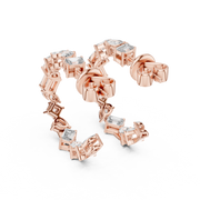 Radiant Multi-Shape Lab-Grown Diamond Hoop Earrings (30.54mm | 1.06 Ct TW)