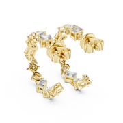 Radiant Multi-Shape Lab-Grown Diamond Hoop Earrings (30.54mm | 1.06 Ct TW)