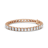 Elegant Multi-Size Round Diamond Tennis Bracelet (13.198 Ct TW)