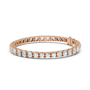 Elegant Multi-Size Round Diamond Tennis Bracelet (13.198 Ct TW)