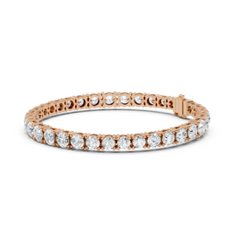 Elegant Multi-Size Round Diamond Tennis Bracelet (13.198 Ct TW)