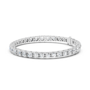 Elegant Multi-Size Round Diamond Tennis Bracelet (13.198 Ct TW)