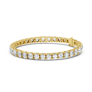 Elegant Multi-Size Round Diamond Tennis Bracelet (13.198 Ct TW)