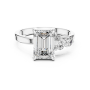 Classic Three-Stone Princess & Round Diamond Ring (7 US | 2.33 Ct TW)