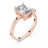 Classic Three-Stone Princess & Round Diamond Ring (7 US | 2.33 Ct TW)