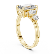 Classic Three-Stone Princess & Round Diamond Ring (7 US | 2.33 Ct TW)