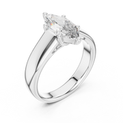 Classic Marquise Solitaire Ring (12×6 mm | Lab-Grown Diamond)