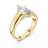 Classic Marquise Solitaire Ring (12×6 mm | Lab-Grown Diamond)