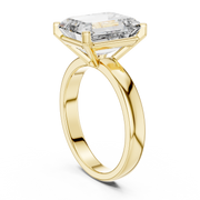 Elegant Emerald-Cut Solitaire Lab-Grown Diamond Ring (11.00×9.00 mm | 2.00 Ct Center Stone)