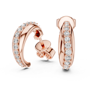 Classic Micro-Pavé Lab-Grown Diamond Hoop Earrings (13.88 mm | 0.38 Ct TW)Classic Micro-Pavé Lab-Grown Diamond Hoop Earrings (13.88 mm | 0.38 Ct TW)