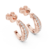 Classic Micro-Pavé Lab-Grown Diamond Hoop Earrings (13.88 mm | 0.38 Ct TW)Classic Micro-Pavé Lab-Grown Diamond Hoop Earrings (13.88 mm | 0.38 Ct TW)