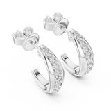 Classic Micro-Pavé Lab-Grown Diamond Hoop Earrings (13.88 mm | 0.38 Ct TW)Classic Micro-Pavé Lab-Grown Diamond Hoop Earrings (13.88 mm | 0.38 Ct TW)