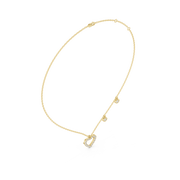 Elegant Heart Pendant Necklace With Lab-Grown Diamonds (20 Stones | 0.484 Ct TW)