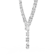 Luxury Multi-Shape Lab-Grown Diamond Necklace (40.25 mm Drop Pendant | 56 Stones | 21.178 Ct TW)