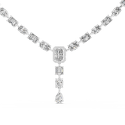 Luxury Multi-Shape Lab-Grown Diamond Necklace (40.25 mm Drop Pendant | 56 Stones | 21.178 Ct TW)