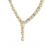 Luxury Multi-Shape Lab-Grown Diamond Necklace (40.25 mm Drop Pendant | 56 Stones | 21.178 Ct TW)