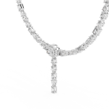 Luxury Lab-Grown Diamond Drop Necklace (42.15 mm Centerpiece | 66 Stones | 14.27 Ct TW)