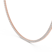 Classic 4.00 mm Lab-Grown Diamond Tennis Necklace (124 Stones | 37.20 Ct TW)