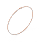 Classic 4.00 mm Lab-Grown Diamond Tennis Necklace (124 Stones | 37.20 Ct TW)