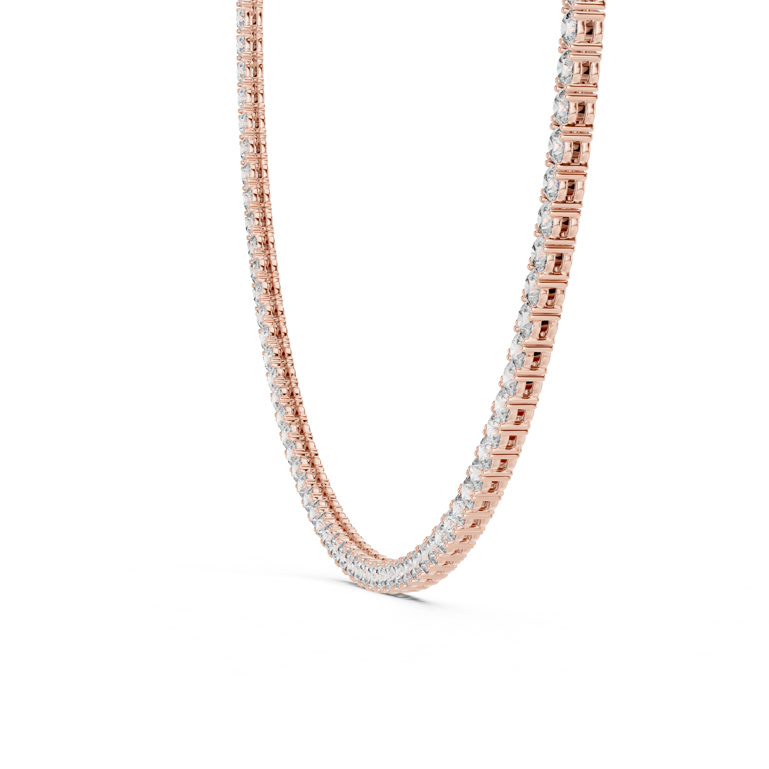 Classic 4.00 mm Lab-Grown Diamond Tennis Necklace (124 Stones | 37.20 Ct TW)