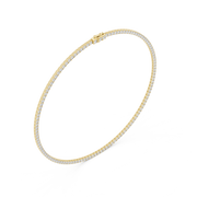 Classic 4.00 mm Lab-Grown Diamond Tennis Necklace (124 Stones | 37.20 Ct TW)