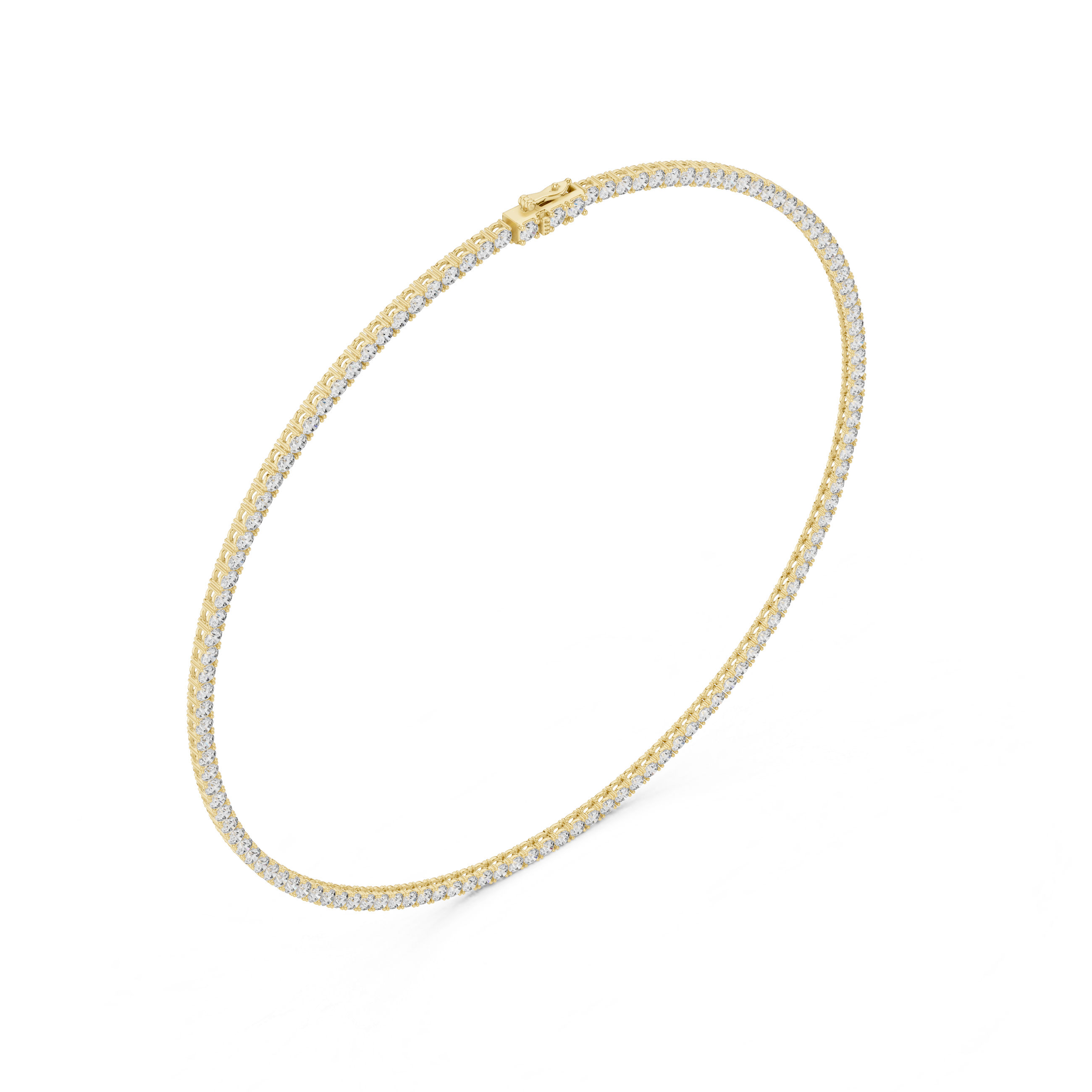 Classic 4.00 mm Lab-Grown Diamond Tennis Necklace (124 Stones | 37.20 Ct TW)