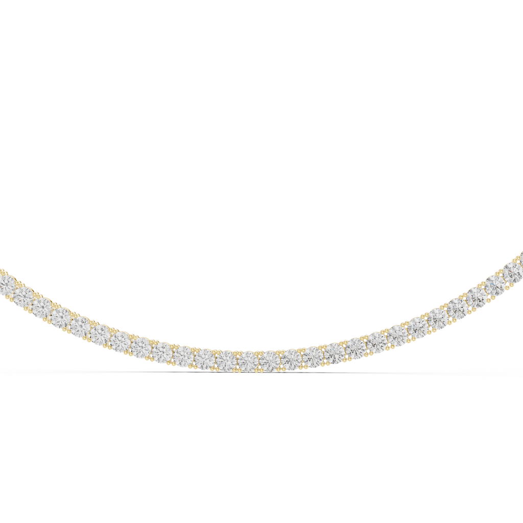 Classic 4.00 mm Lab-Grown Diamond Tennis Necklace (124 Stones | 37.20 Ct TW)
