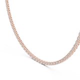 Classic 4.09 mm Lab-Grown Diamond Tennis Necklace (96 Stones | 14.016 Ct TW)