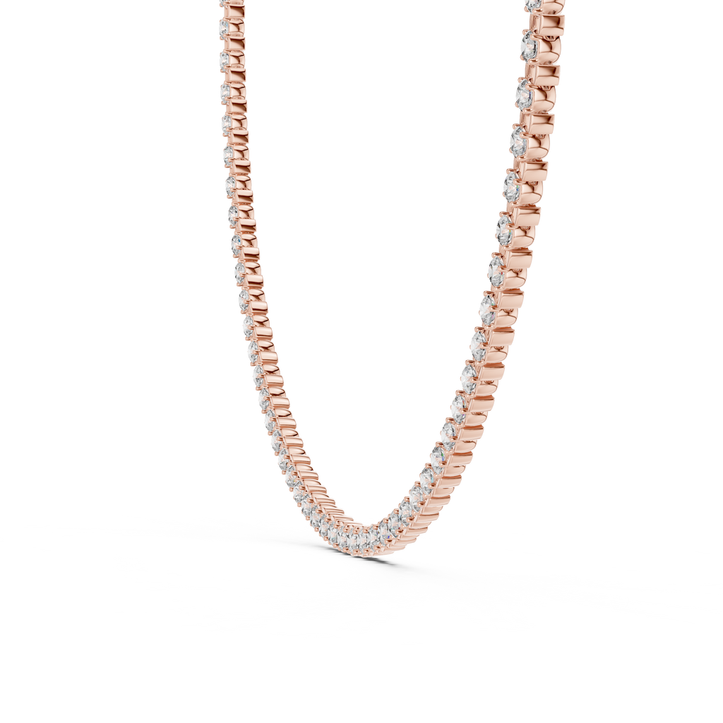 Classic 4.09 mm Lab-Grown Diamond Tennis Necklace (96 Stones | 14.016 Ct TW)