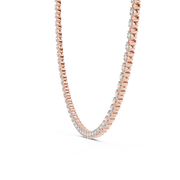 Classic 4.09 mm Lab-Grown Diamond Tennis Necklace (96 Stones | 14.016 Ct TW)