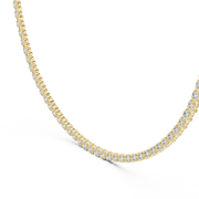 Classic 4.09 mm Lab-Grown Diamond Tennis Necklace (96 Stones | 14.016 Ct TW)