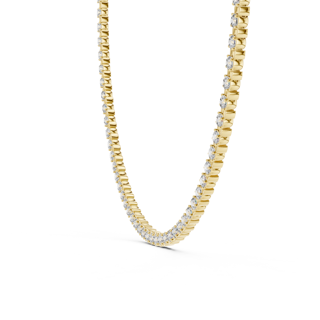 Classic 4.09 mm Lab-Grown Diamond Tennis Necklace (96 Stones | 14.016 Ct TW)