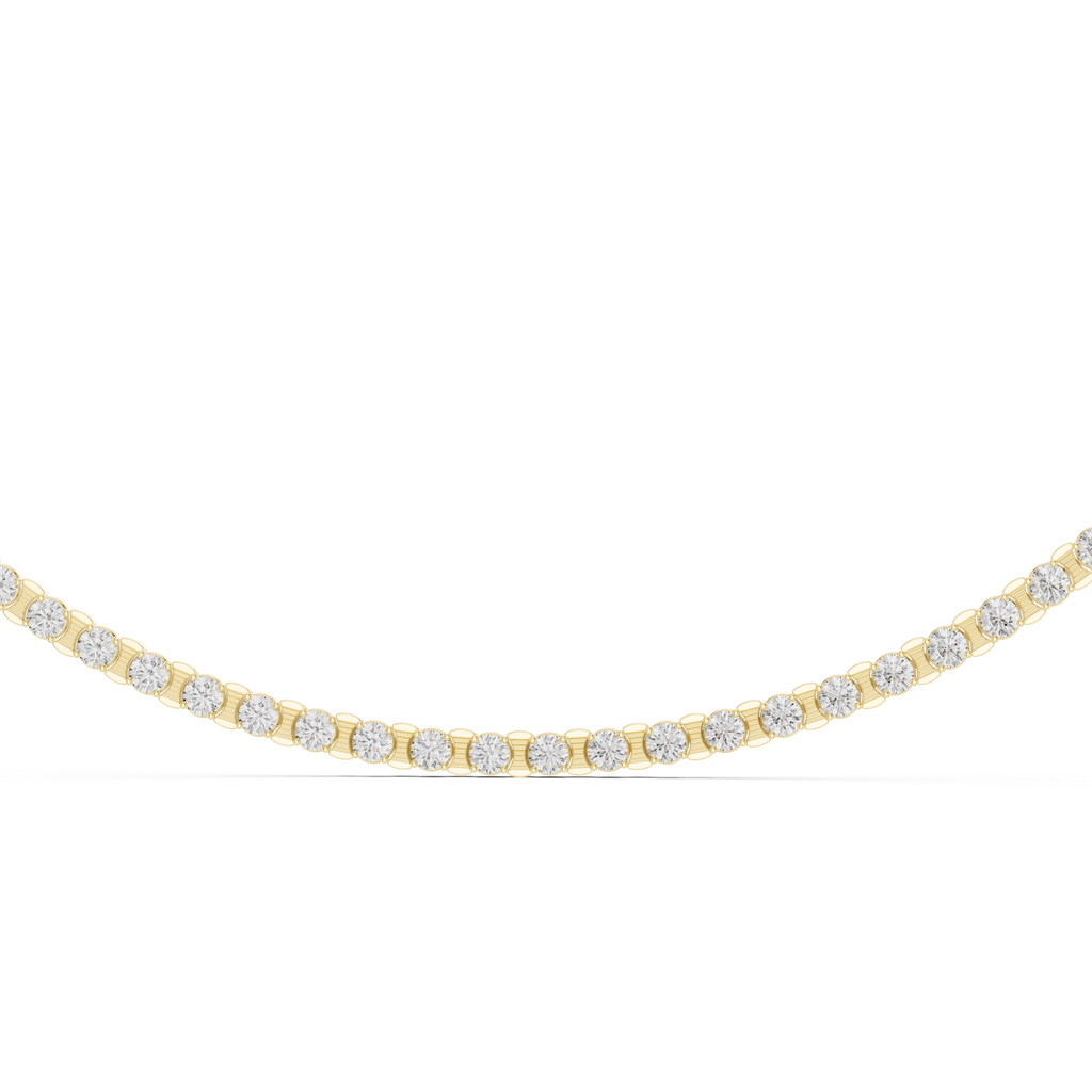 Classic 4.09 mm Lab-Grown Diamond Tennis Necklace (96 Stones | 14.016 Ct TW)