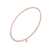 Luxury Pear & Round Lab-Grown Diamond Statement Necklace (21.56 mm Pendant | 401 Stones | 7.884 Ct TW)