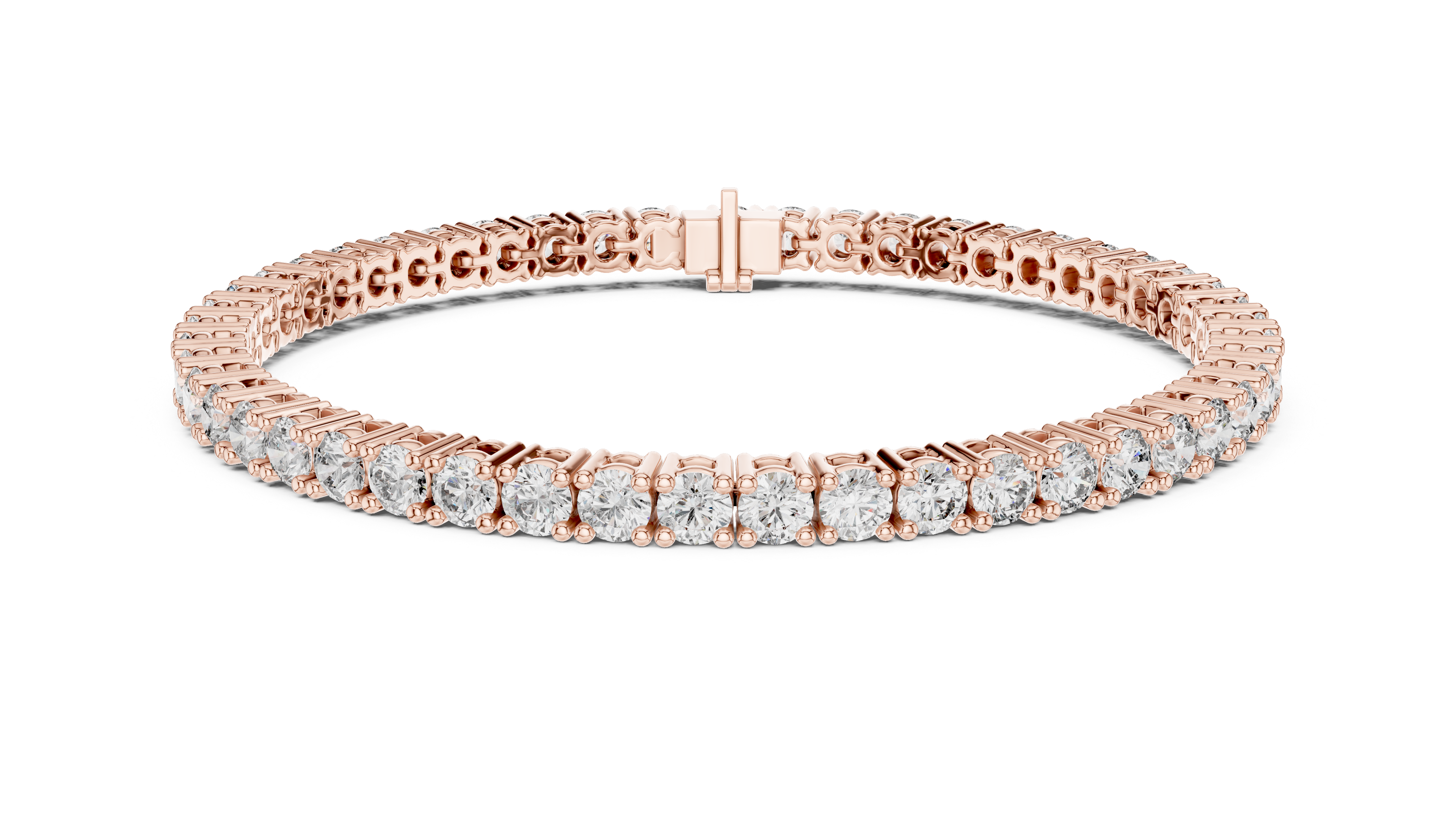 Classic Round Diamond Tennis Bracelet (6.37 Ct TW)