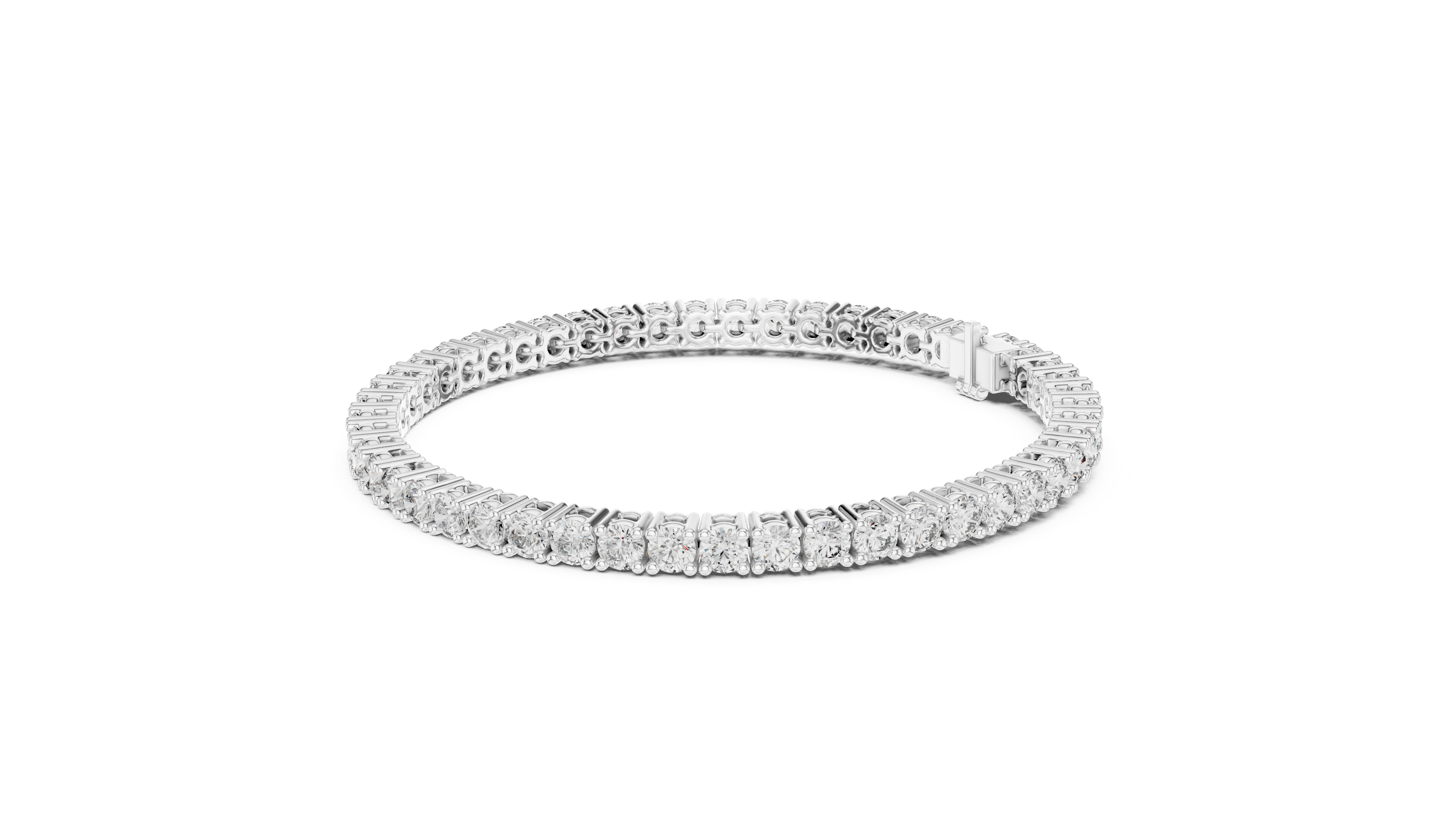 Classic Round Diamond Tennis Bracelet (6.37 Ct TW)