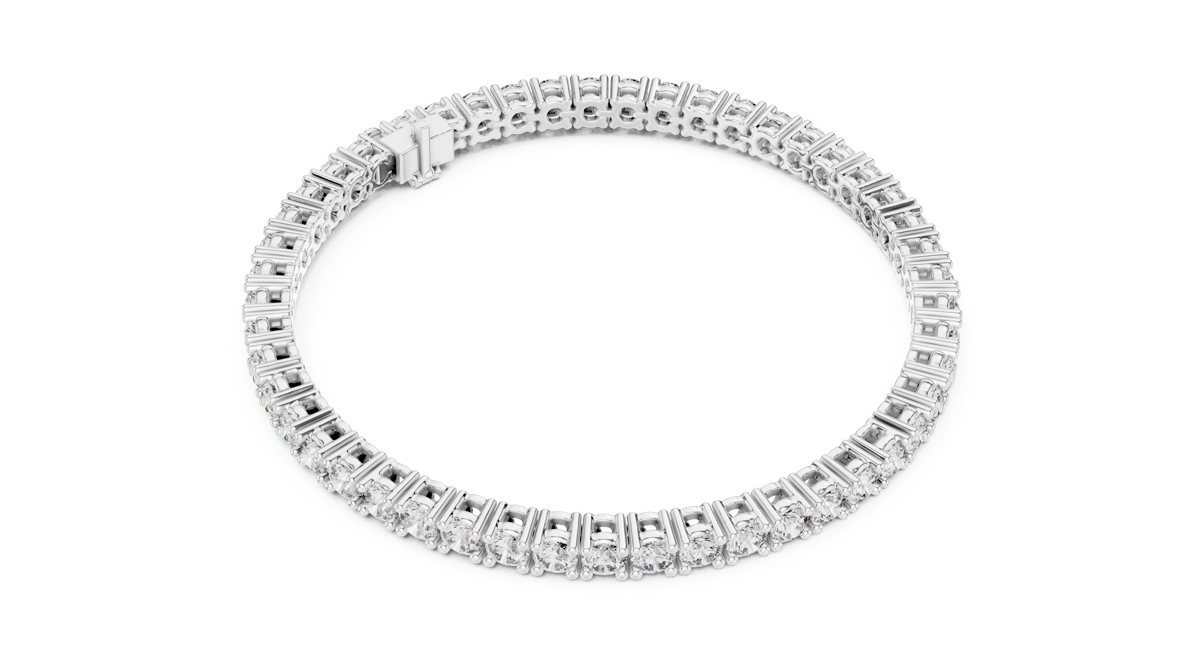 Classic Round Diamond Tennis Bracelet (6.37 Ct TW)
