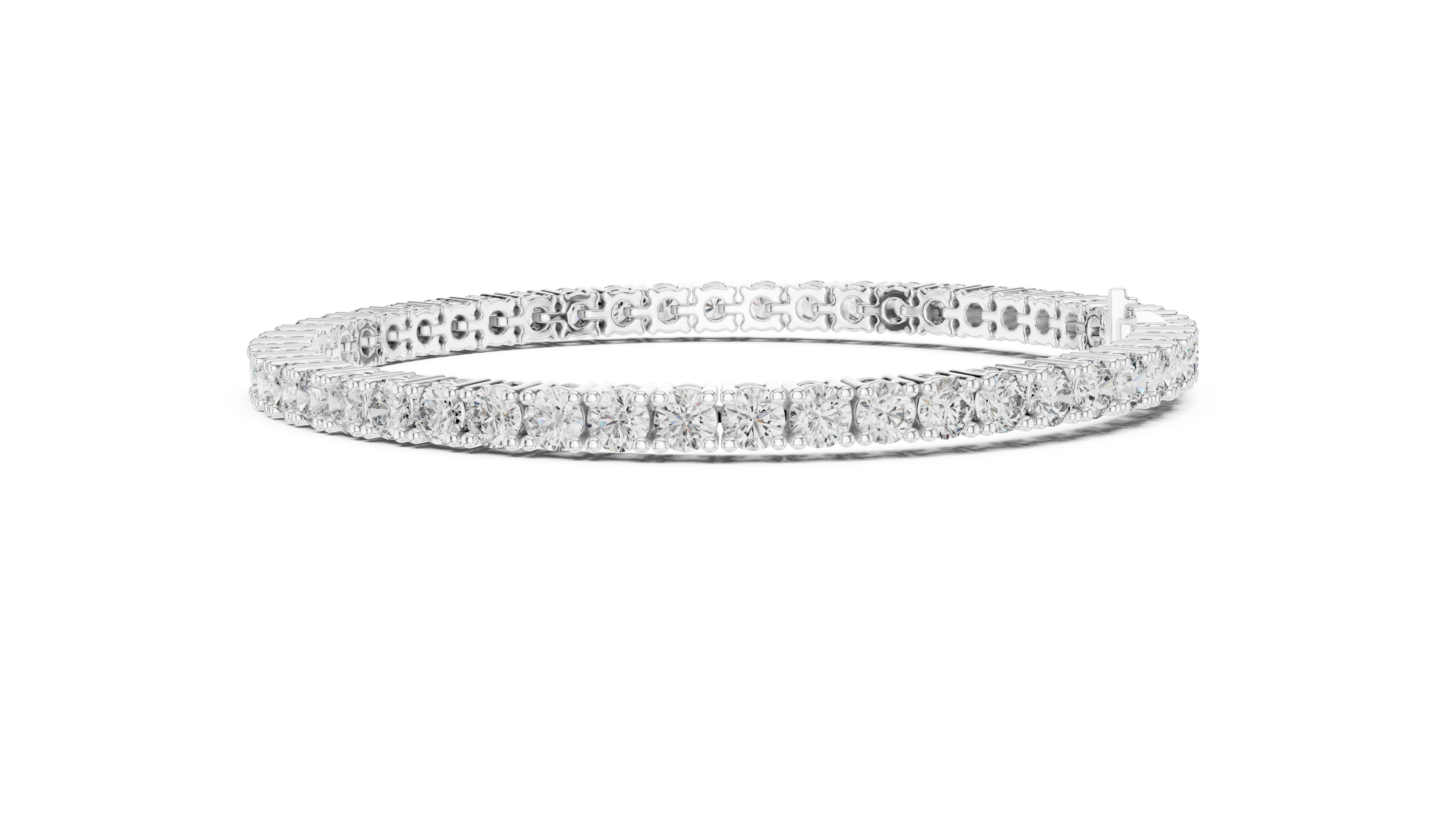Classic Round Diamond Tennis Bracelet (6.37 Ct TW)