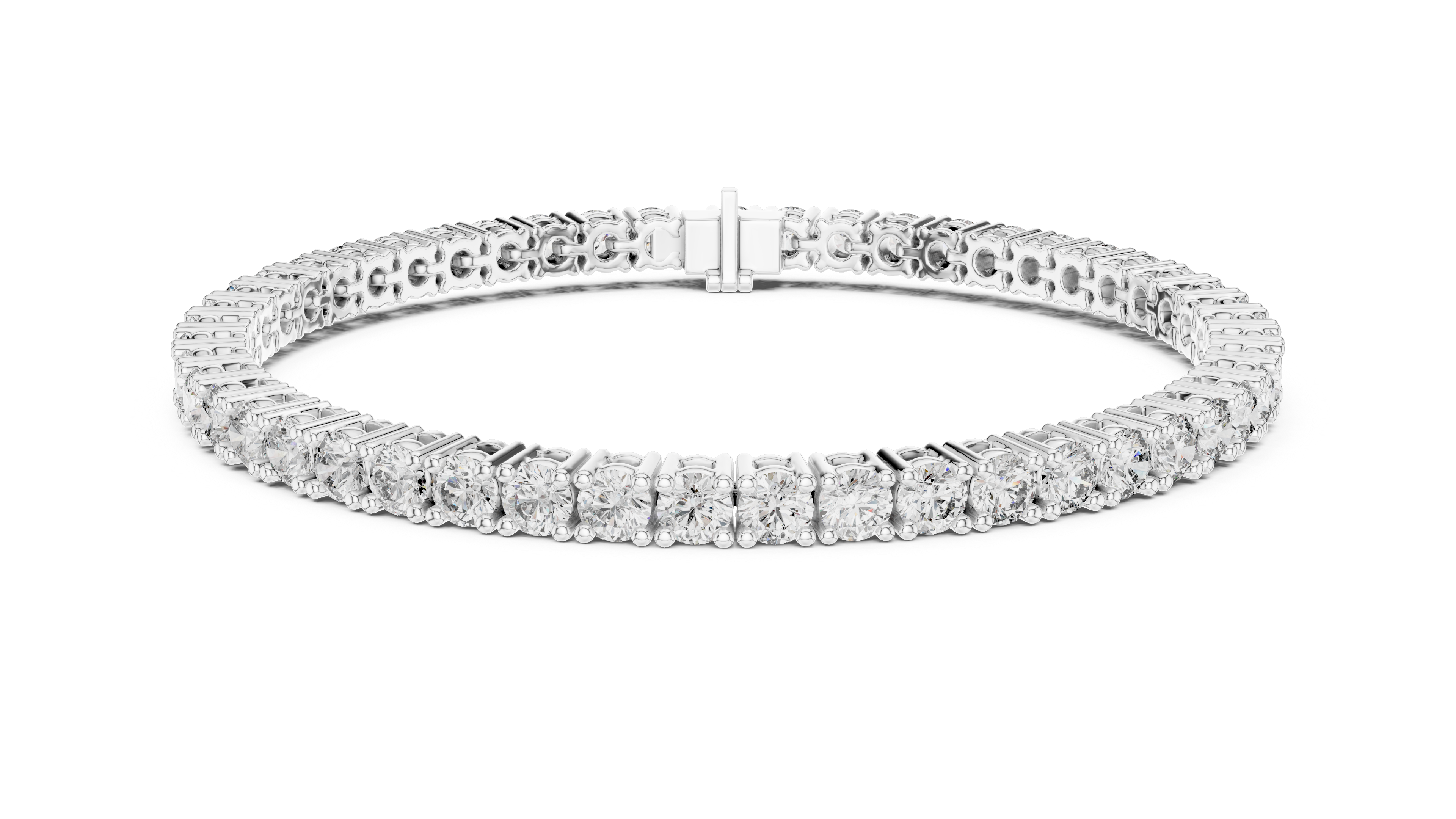 Classic Round Diamond Tennis Bracelet (6.37 Ct TW)