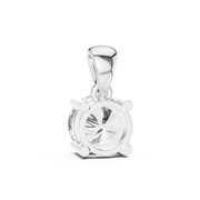 Classic Round Lab-Grown Diamond Pendant (6.50 mm Center Stone | Prong Setting | Minimalist Design)