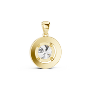 Premium Halo Round Lab-Grown Diamond Pendant (14.38 mm | 22 Stones | 3.22 Ct TW)