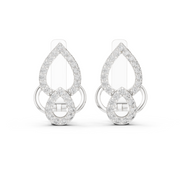 Elegant Dual-Tier Teardrop Lab-Grown Diamond Earrings (9.72 mm × 7.71 mm | 0.364 Ct TW)