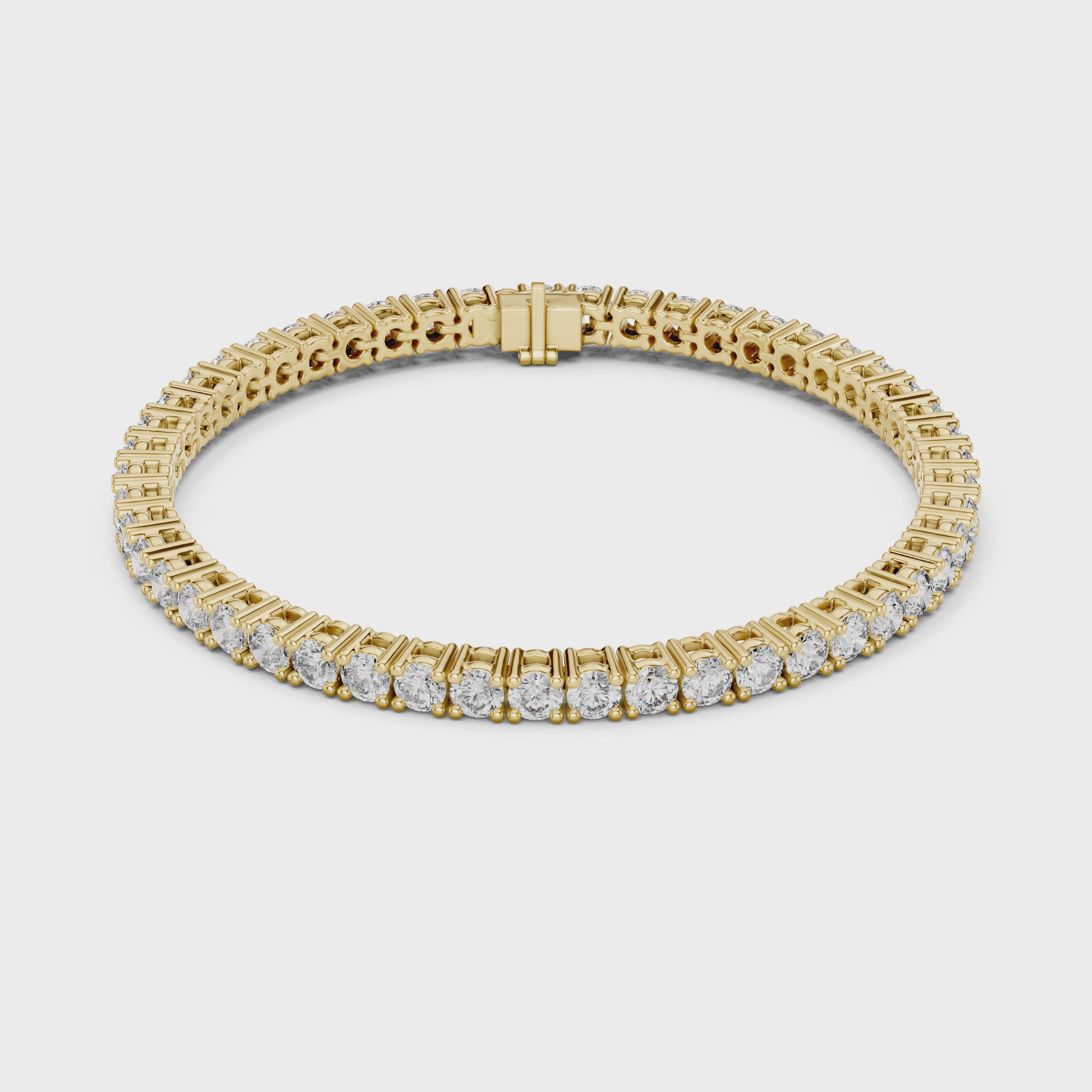 Classic Round Diamond Tennis Bracelet (6.37 Ct TW)