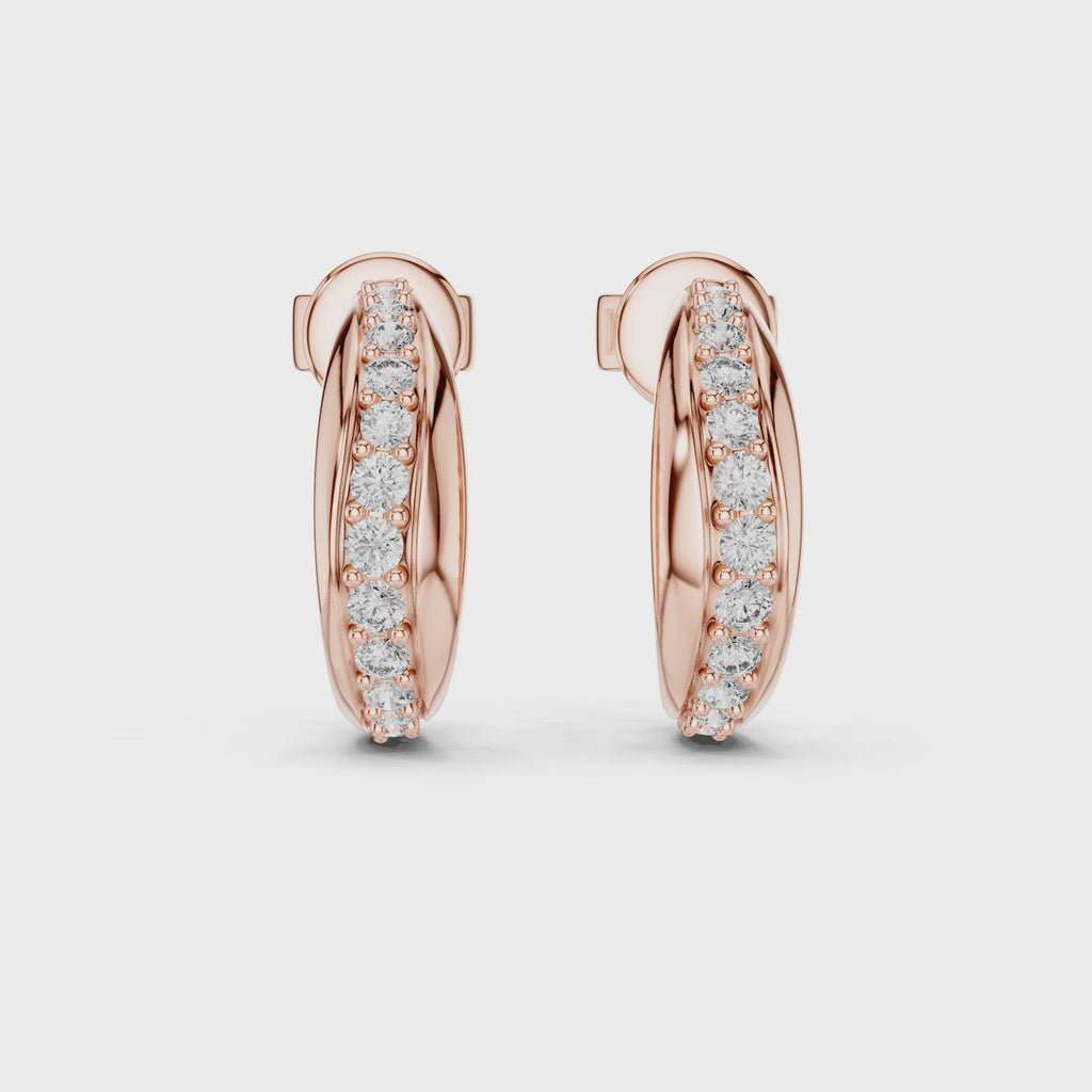 Classic Micro-Pavé Lab-Grown Diamond Hoop Earrings (13.88 mm | 0.38 Ct TW)Classic Micro-Pavé Lab-Grown Diamond Hoop Earrings (13.88 mm | 0.38 Ct TW)